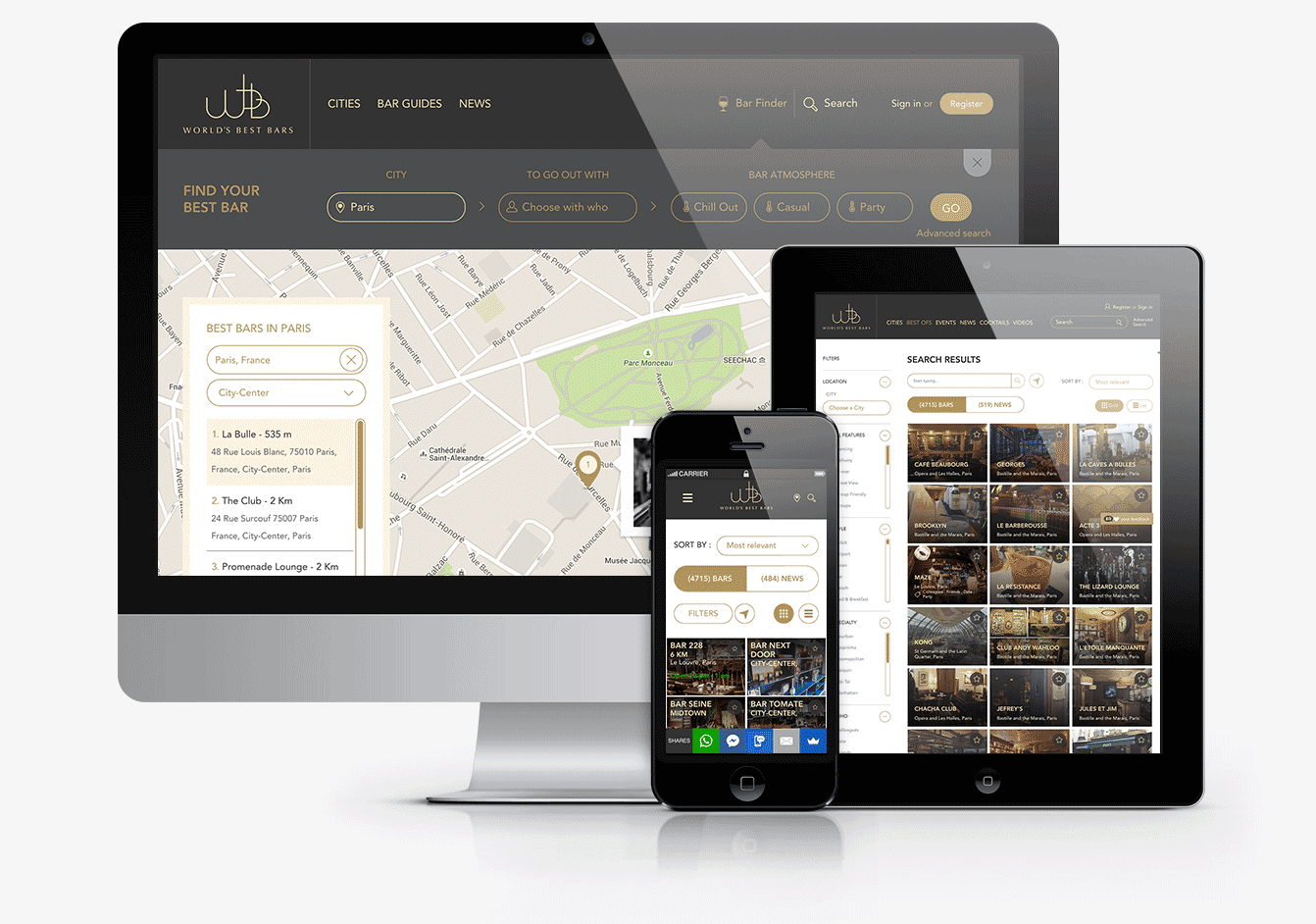 World's Best Bars Refonte guide digital des meilleurs bars